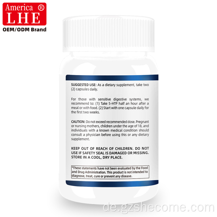 Shecome 5-HTP Plus Calcium Mood Sleep Kapseln